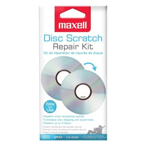 Limpiador Disco Compacto Kit Eliminador Rayones CD DVD Maxel_0