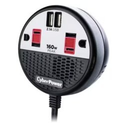 Inversor Energia Para Carro CyberPower 160w Cuatro Puertos_1