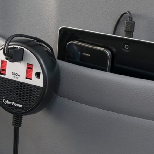 Inversor Energia Para Carro CyberPower 160w Cuatro Puertos_3