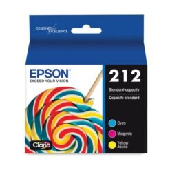Cartucho Toner EPSON 212 Tinta Capacidad Estandar Rosa Azul_2