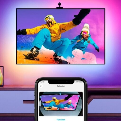 Luces Govee Immersion Tv Retroiluminacion Led RGBIC Camara_3