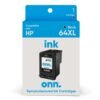 Cartucho Tinta Ink Onn 64XL Color Negro Diferetes Modelos HP_0