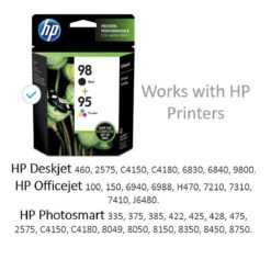 Cartucho Tinta Hp Original Ink Vibrante 98 Negro 95 Color_0