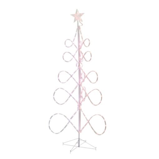 Arbol Navidad Luz Led Forma Pino Decoracion Navideña 2 Mts_0