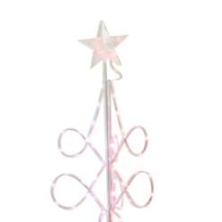 Arbol Navidad Luz Led Forma Pino Decoracion Navideña 2 Mts_1