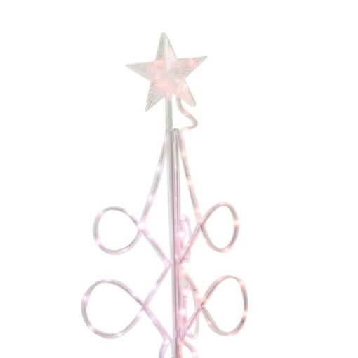 Arbol Navidad Luz Led Forma Pino Decoracion Navideña 2 Mts_1