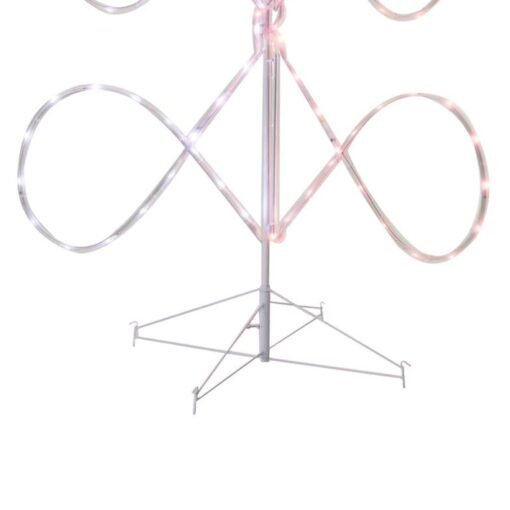 Arbol Navidad Luz Led Forma Pino Decoracion Navideña 2 Mts_3
