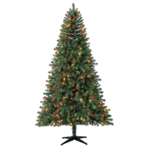 Arbol Navidad Pino Artificial Luces Colores Integradas 2.1M_0