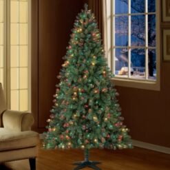 Arbol Navidad Pino Artificial Luces Colores Integradas 2.1M_2