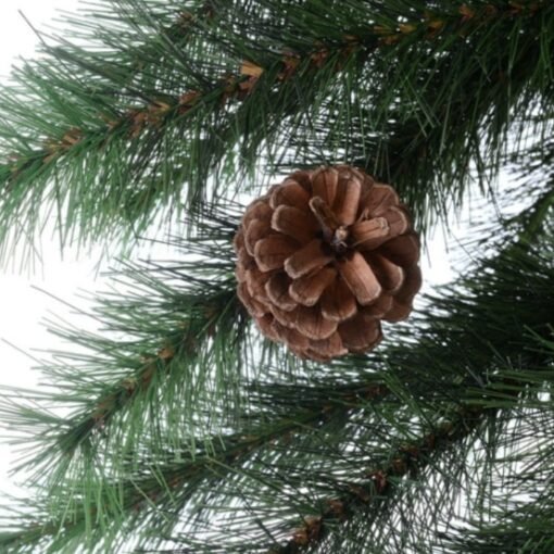 Arbol Navidad Pino Artificial Verde Con Piñas 2.10 Metros_2