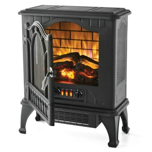 Calentador Chimenea 3D Cuarzo Infrarrojo Calefactor Realista_0