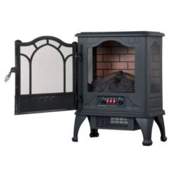 Calentador Chimenea 3D Cuarzo Infrarrojo Calefactor Realista_2