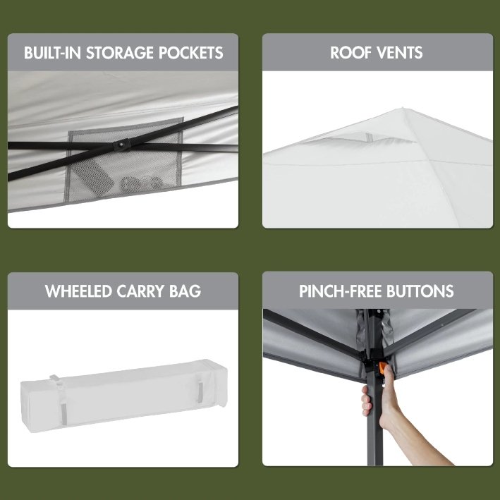 Carpa Toldo 12x12 Bolsa Transporte Ozark Trail Instantaneo_3 Carpa Toldo 12x12 Bolsa Transporte Ozark Trail Instantaneo_3