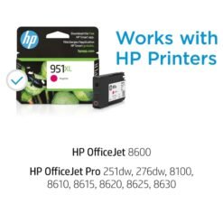 Cartucho Tinta Hp Ink Original 951XL Color Magenta Vibrante_1