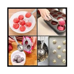 Cuchara Despachadora Nieve Bola Helado Acero Inoxidable 3 pz_4