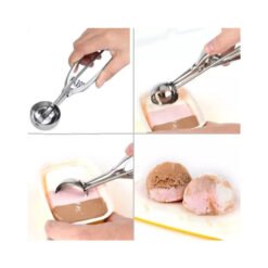 Cuchara Despachadora Nieve Bola Helado Acero Inoxidable 3 pz_2