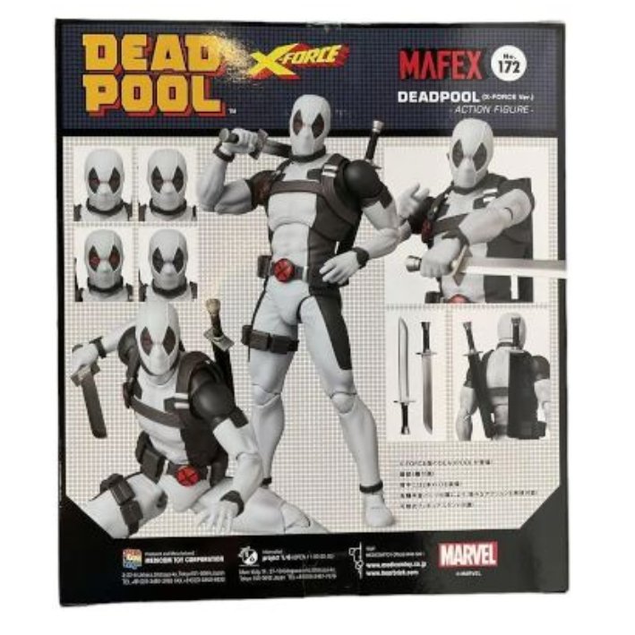 Figura De Accion Mafex Marvel Deadpool Xforce Coleccion 172_1 17516244