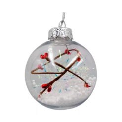 Esferas Navidad Plastico Transparentes Armables Decoracion_1