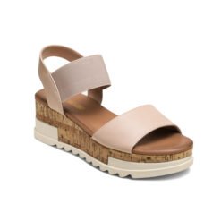 Sandalia Huarache Plataforma Dama Playera Hebilla 6.5mx Nude_2