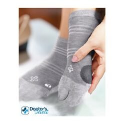 Calcetines de alivio de juanetes 2 pares Gris Doctors Select_4