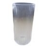 Elegante Florero De Cristal Transparente Elegante 20 x 9 cm_0
