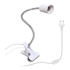 Lampara Luz Led Escritorio Broche Clip Flexible Ajustable_0