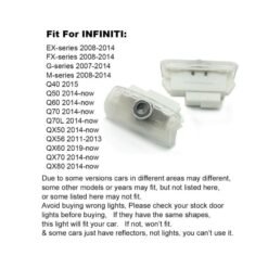 Luz de Cortesia luces led Auto Camioneta Infinity Luz Noche_1