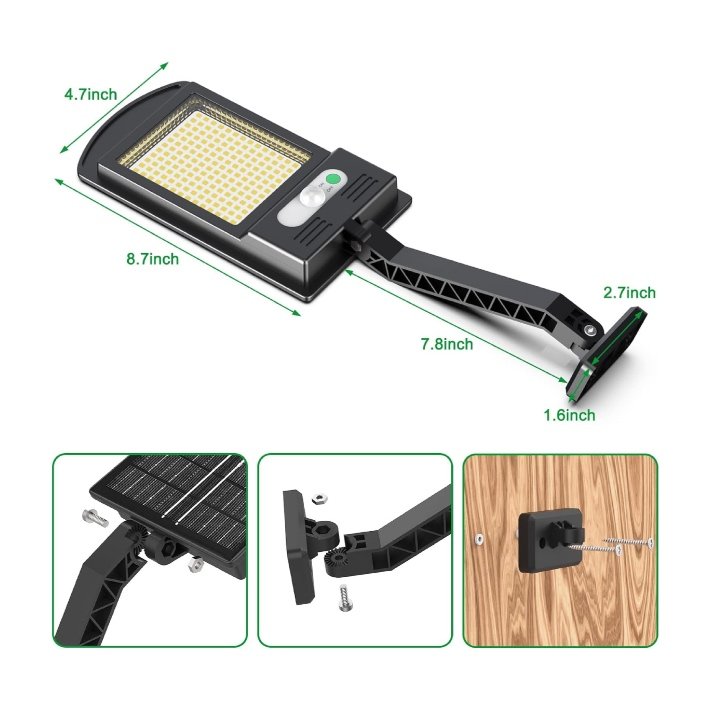 Lampara Solar Reflector Luz Led Sensor Movimiento Exteriores_7 Lampara Solar Reflector Luz Led Sensor Movimiento Exteriores_7