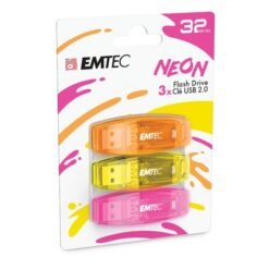 Memoria Pendrive USB Flash Drive 2.0 Emtec Neon 32 GB 2 pz_0