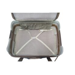 Maleta Cuero Piel Color Cafe Grande Vintage Viaje Cuadrada_5