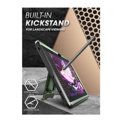 Funda para Galaxy Tab S9 Ultra color Verde Unicorn BeetlePRO_2