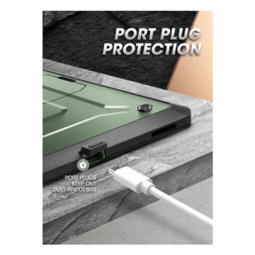 Funda para Galaxy Tab S9 Ultra color Verde Unicorn BeetlePRO_5