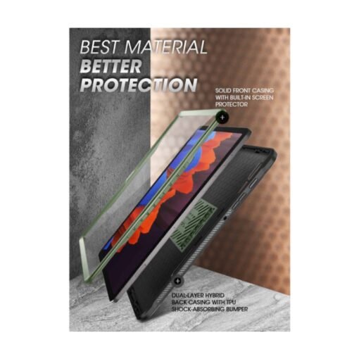 Funda para Galaxy Tab S9 Ultra color Verde Unicorn BeetlePRO_4