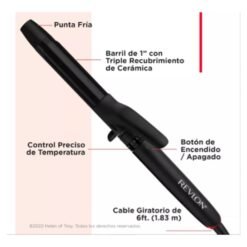 Revlon Rizadora Cabello Ceramica Turmalina Coco Ferro Pelo_2