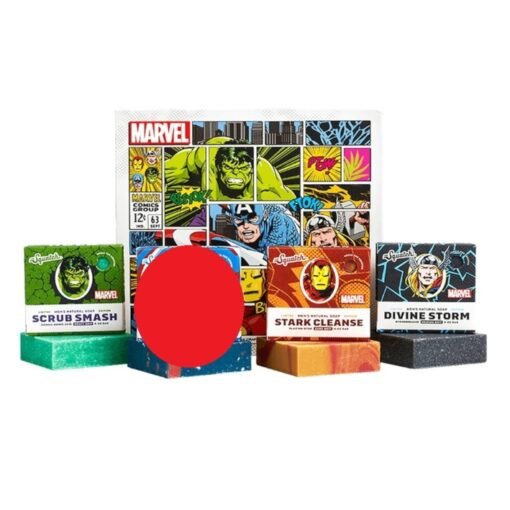 Dr.Squatch Coleccion Marvel Jabon Barra Natural 5oz Hombre_0