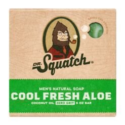Dr. Squatch Jabon Barra Natural Bar Soap Cool Fresh Aloe 5Oz_1