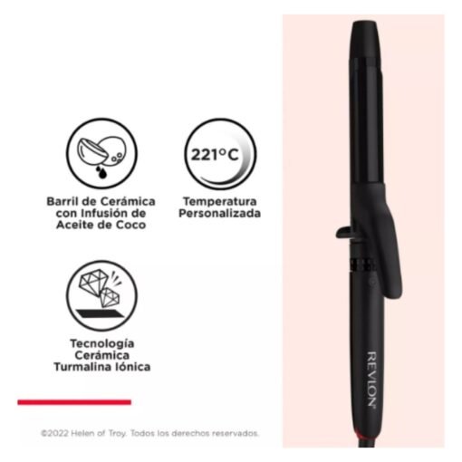 Revlon Rizadora Cabello Ceramica Turmalina Coco Ferro Pelo_3