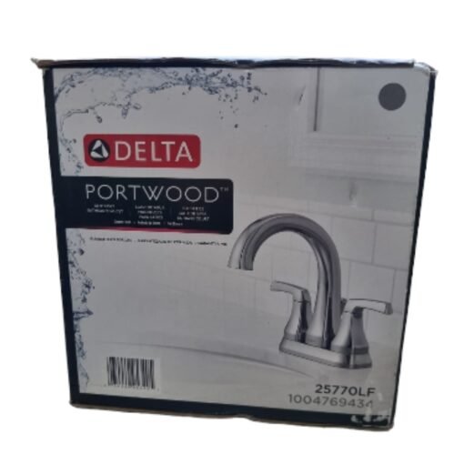 Delta Llave Mezcladora Lavabo De Baño Acabado Doble Comando_3