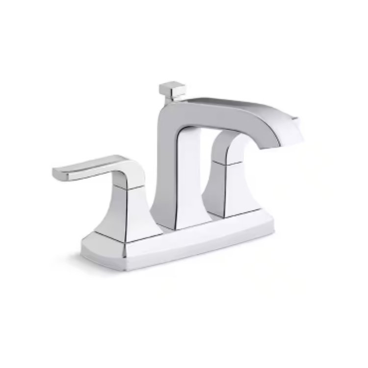 Kohler Llave Grifo 4 Pulg Baño Manijas Cromo Pulido Rubicon_0 Kohler Llave Grifo 4 Pulg Baño Manijas Cromo Pulido Rubicon_0