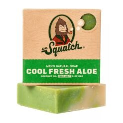 Dr. Squatch Jabon Barra Natural Bar Soap Cool Fresh Aloe 5Oz_0