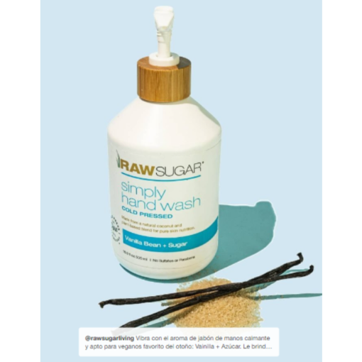 Jabon Para Manos Raw Sugar 500 ml Fragancia Vainilla+Azucar_2