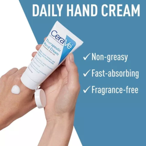 CeraVe Crema Manos Terapeutica Para Manos Secas Agrietadas_3