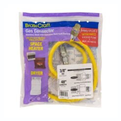 Brasscraft Manguera Conectora Gas 3/8 pulg X 48 pulg Usada_4