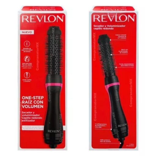 Revlon Cepillo Secador Voluminizador Redondo One Step Negro_4