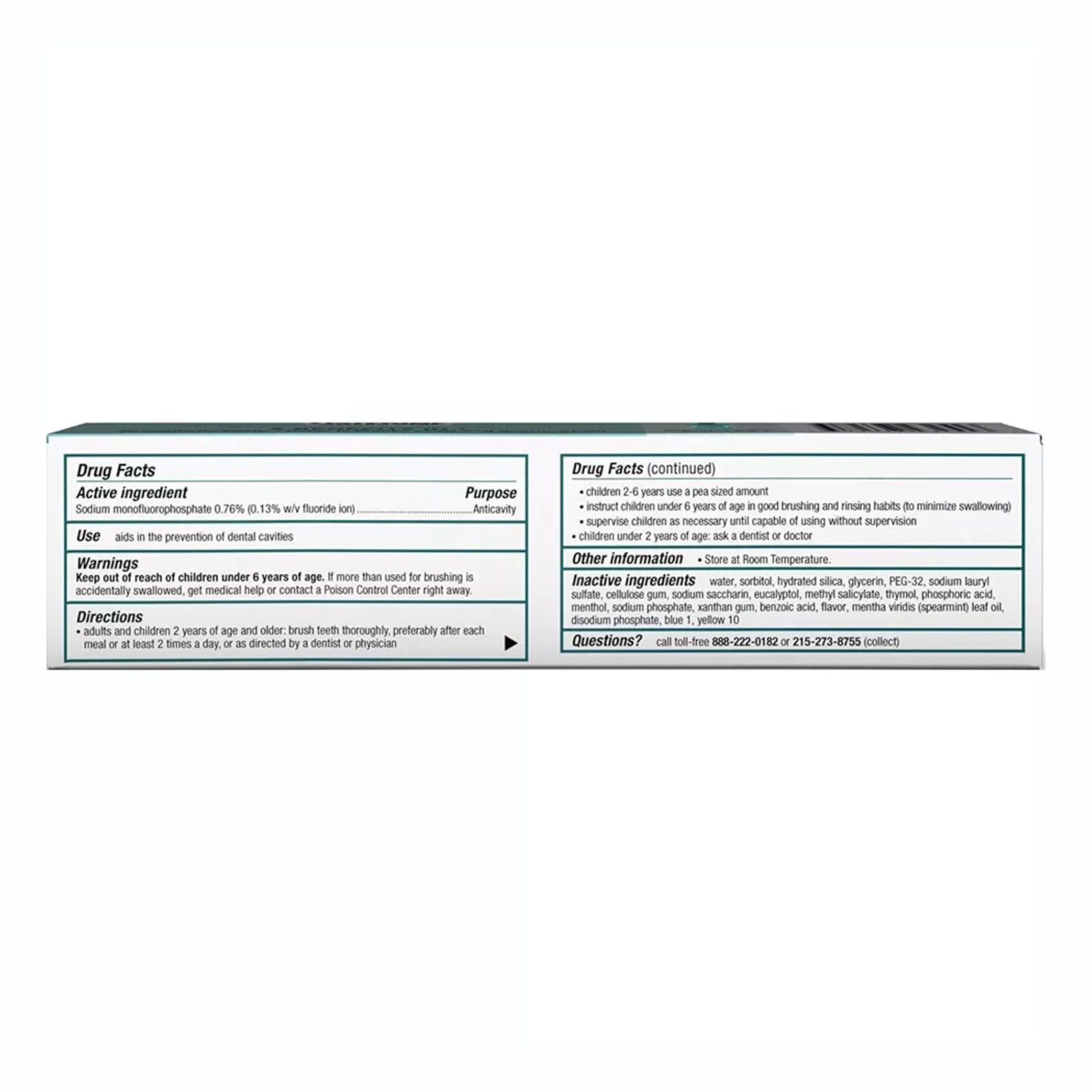 Listerine Pasta Dientes Fluoruro Anticaries Sabor Menta 119g_2