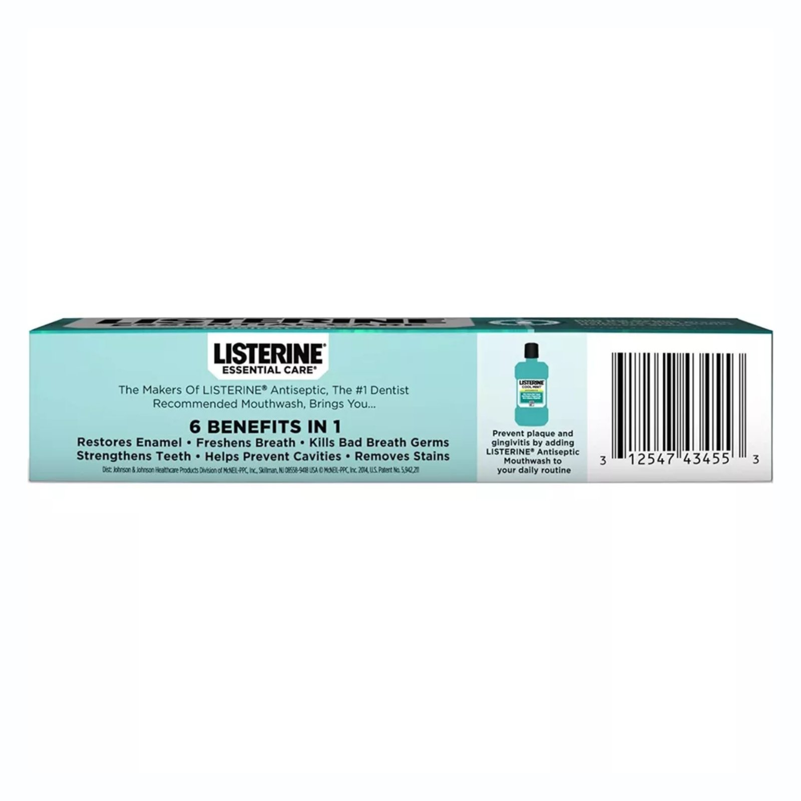 Listerine Pasta Dientes Fluoruro Anticaries Sabor Menta 119g_3