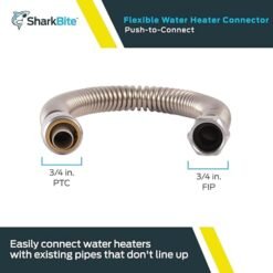 SharkBite Conector Flexible Ablandador Agua Corrugado Acero_2