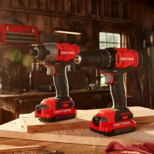 Craftsman Kit De Taladro Llave de Impacto Bateria CMCK200C2_5