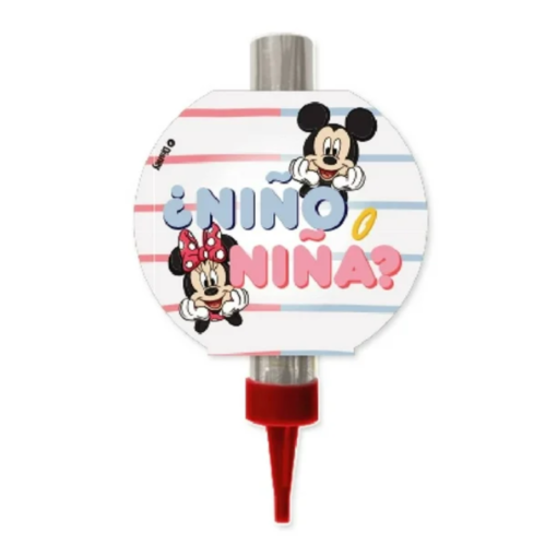 Vela Chispero Para Revelacion Genero Niño Disney Micky Minie_3