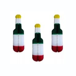 Decoracion Botellas Colgantes Papel Tricolor 3 Piezas 5 Pack_1